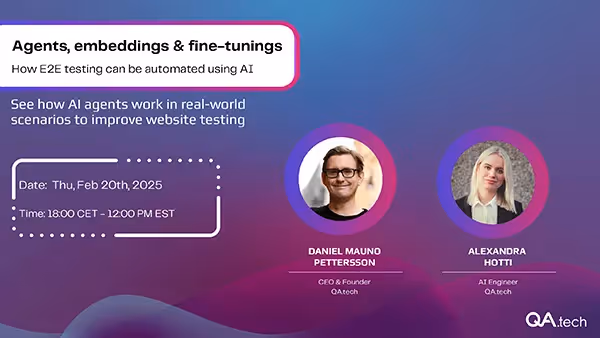 Agents, Embeddings & Fine-Tuning: How to Automate E2E Testing with AI