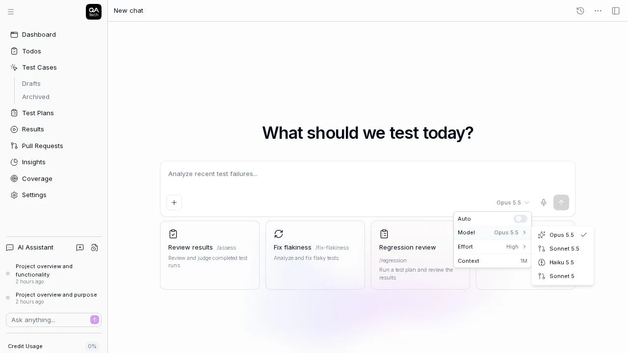 Haiku 5.5 in the chat composer's model menu