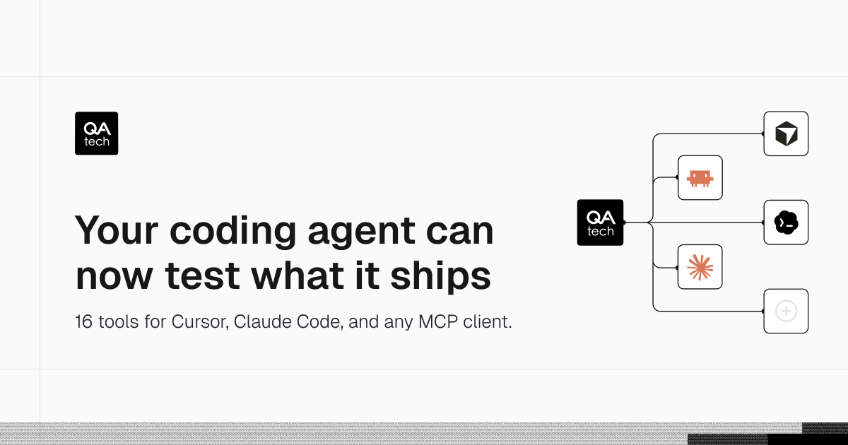 MCP Server for AI Coding Agents – Cursor, Claude Code & More | QA.tech